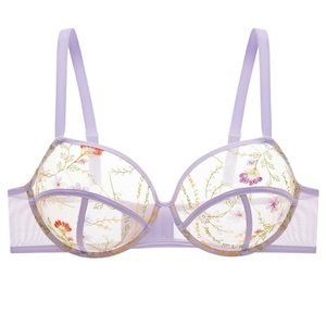 Unlined Embroidery Bra